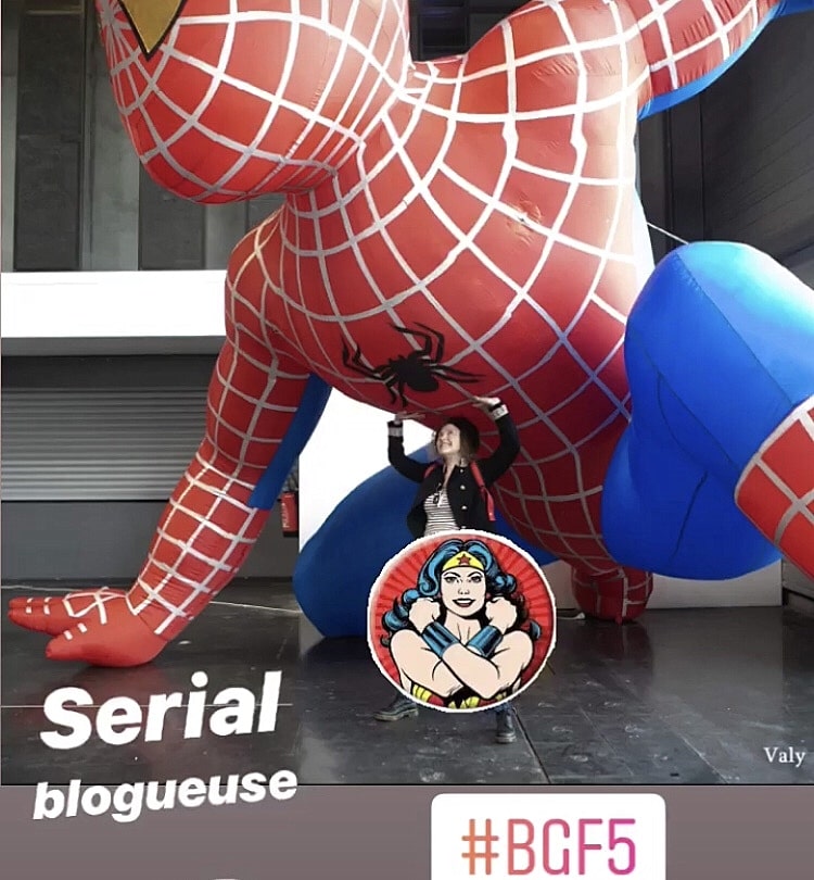 Wonder blogueuse VS Spiderman