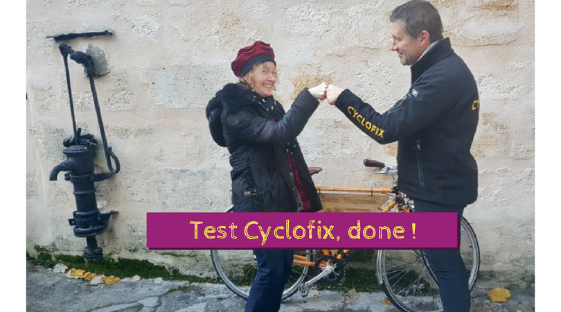 Test Cyclofix avec Christophe, done.