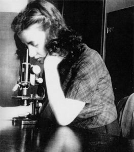 Esther Lederberg (1922-2006), une des femmes de sciences spoliées.