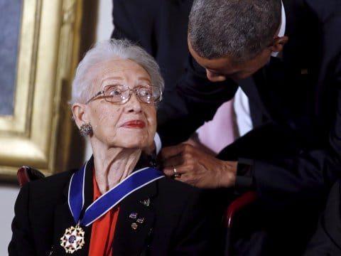 Katherine Johnson récompensée par Barack Obama à l'âge de 97 ans
