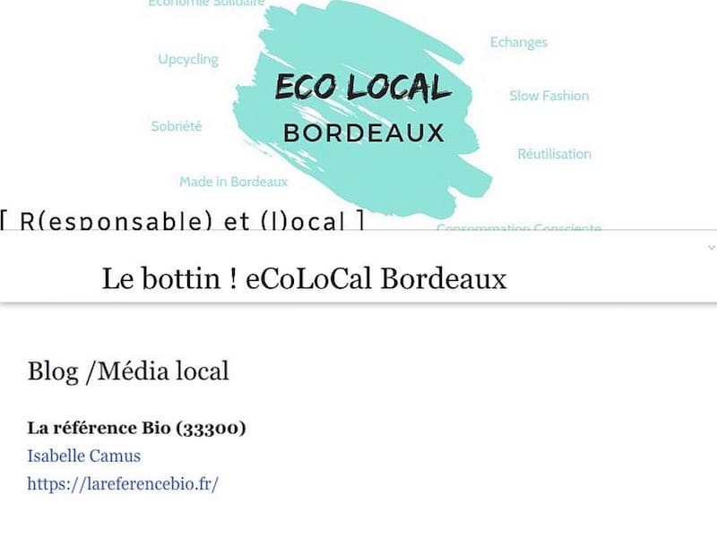 La Référence bio média de Bordeaux