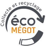 Ecomégot, partenaire Reggae Sun Ska 2019, entreprise éco-responsable, logo