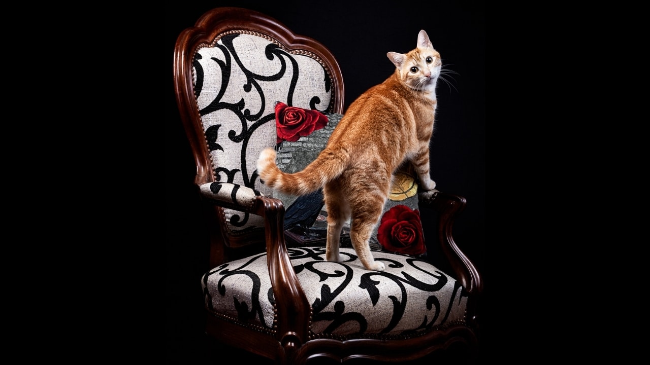 Quand mon chat roux Clifton, se fait tirer le portrait par Julien Ferradou, photographe animalier