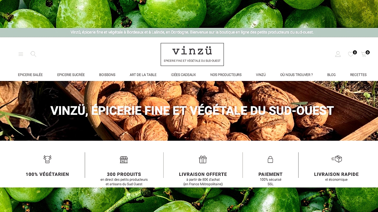 Vinzü, la boutique digitale autour du végétal des petits producteurs du Sud-Ouest