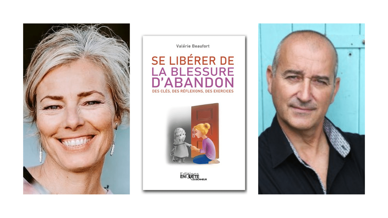 Valerie Beaufort et Philippe Gouron, auteure et editeur de Se liberer de la blessure d'abandon