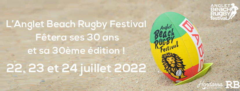 Annonce Anglet Beach Rugby Festival
