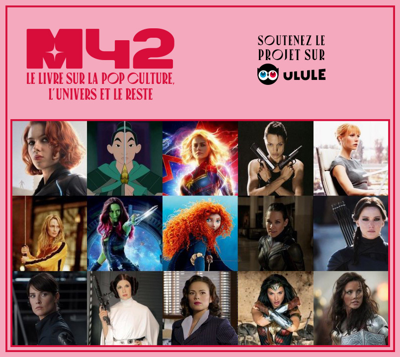 Les femmes de la culture geek au féminin présentes dans l'encyclopédie geek M42