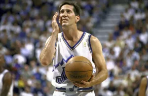 Jeff Hornacek et son rituel avant chaque lancer-franc