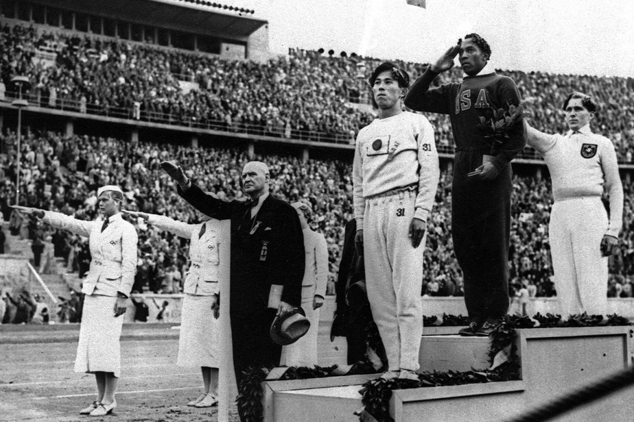 1936, Jesse Owens qui tient tête à toute l'Allemagne Nazie sport et politique