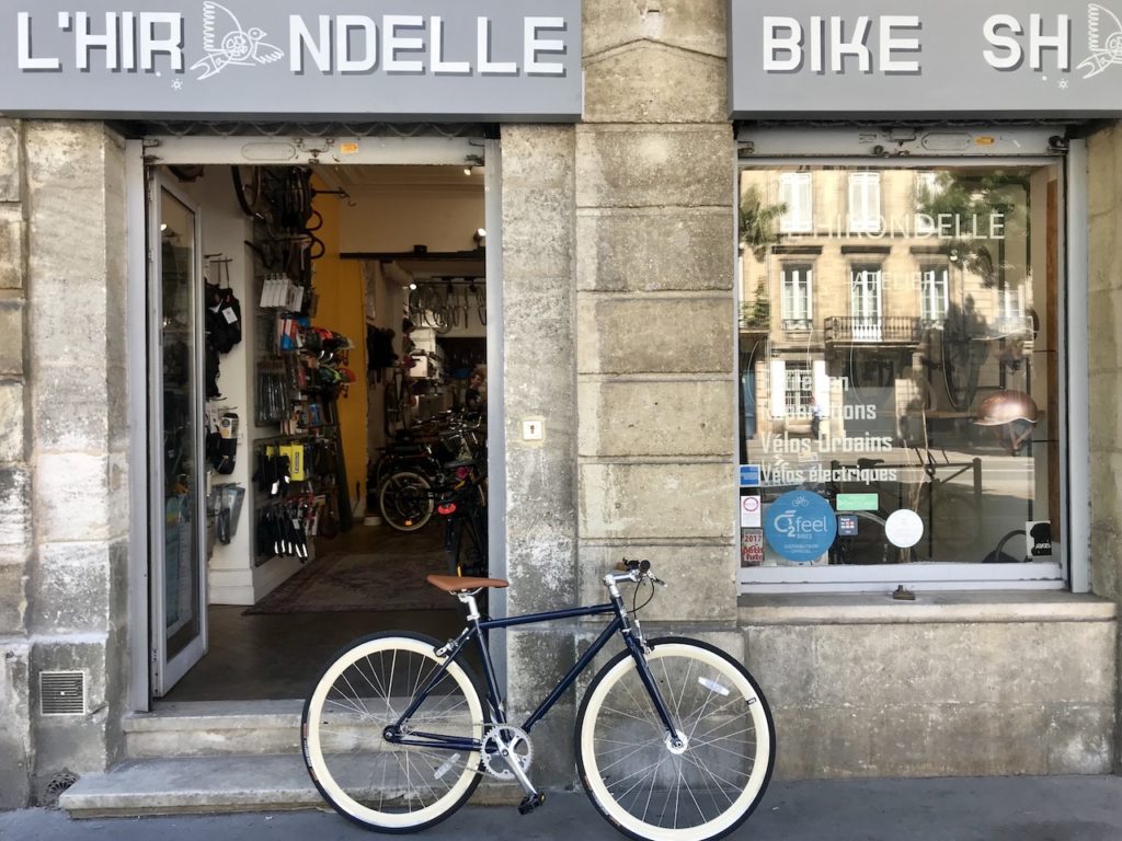 LHirondelle bike shop de Marjorie à Bordeaux Chartrons