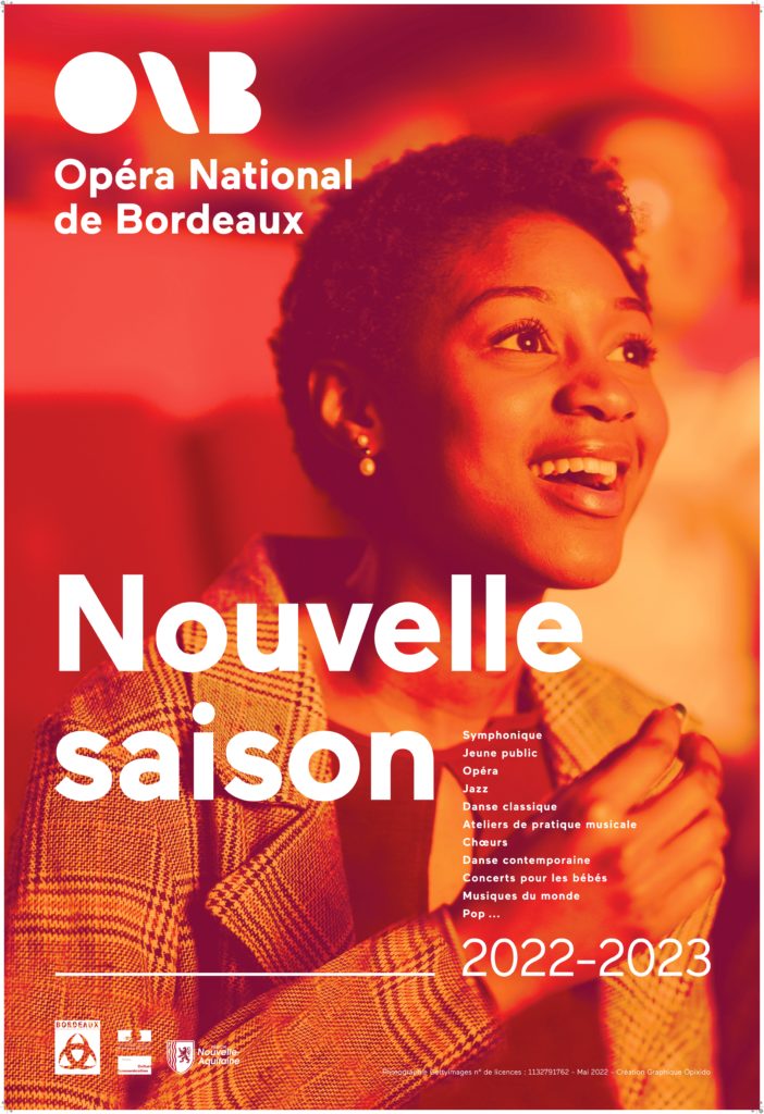 Affiche saison 2022-2023 Opéra de Bordeaux