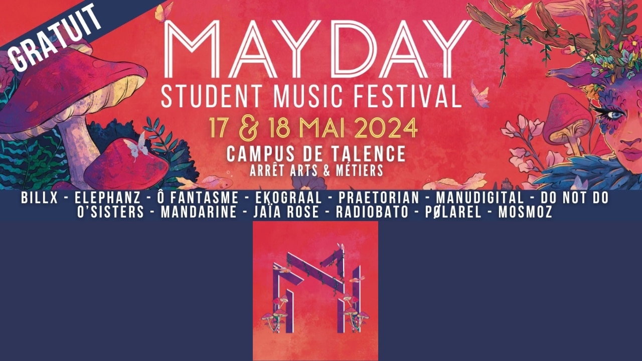 Affiche Festival Mayday Talence