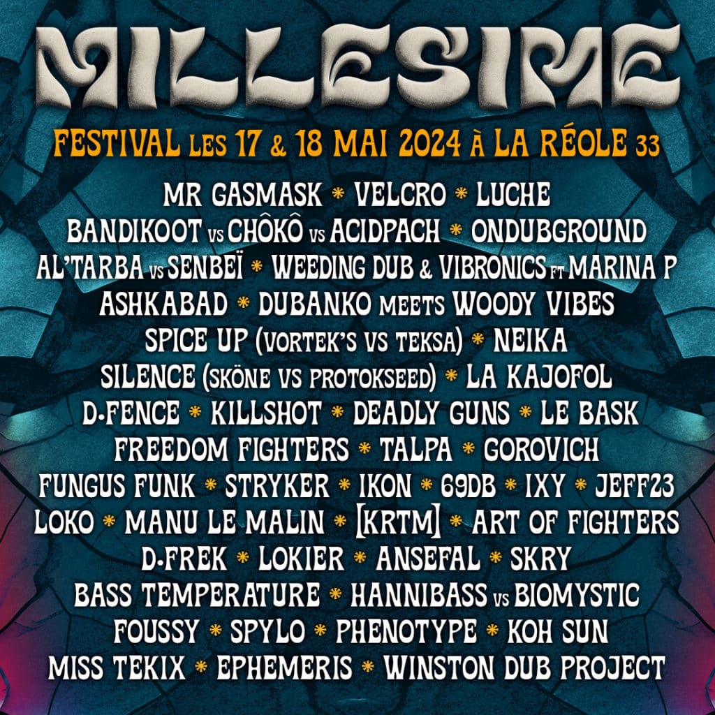 Line up Millesime Festival 2024