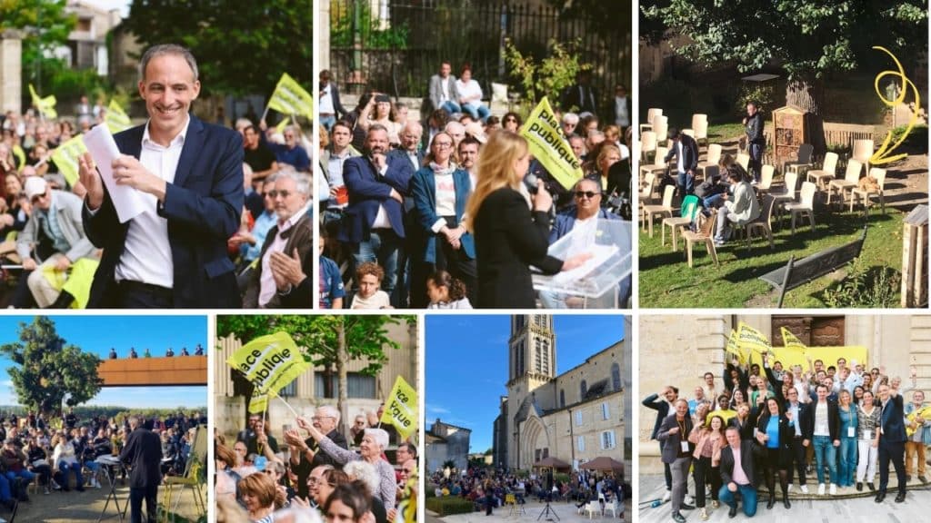 Place publique La Reole Raphael Glucksmann