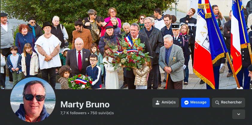 Bannière FB du maire de La Réole Bruno Marty