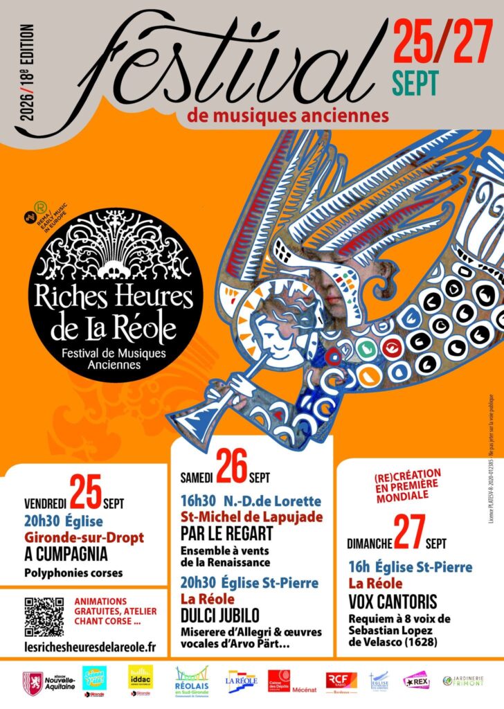 Programme du Festival de Musiques Anciennes 2026