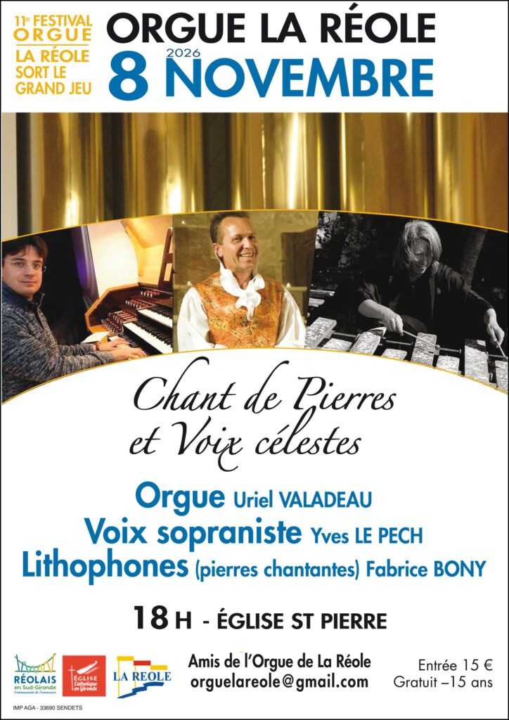 Concert La Réole Chant de Pierres et Voix celestes